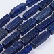 Perles de lapis-lazuli teints et naturels G-F438-05-1
