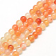 Chapelets de perles en cornaline naturelle X-G-Q462-6mm-45-1