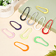 FINGERINSPIRE 60Pcs 10 Colors Plastic Replacement Pull Tab Accessories FIND-FG0001-15-6
