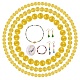 Bausatz für runde Katzenauge-Perlen zum Selbermachen von Armbändern DIY-SZ0006-56C-1