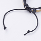 Adjustable Unisex Cowhide Cord Bracelets BJEW-F300-08B-3