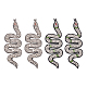 Wadorn 2 pz 2 colori appliques a forma di serpente DIY-WR0002-52-1