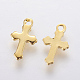 304 Stainless Steel Tiny Cross Charms X-STAS-F201-01G-2