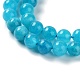 Dyed Natural Malaysia Jade Beads Strands G-G021-02A-02-4