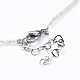 Bracelet en perles oeil de chat BJEW-JB04397-01-3