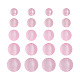 280 pièces 5 tailles perles acryliques transparentes FACR-TA0001-02-1