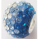 Austrian Crystal with 925 Sterling Silver Single Core European Beads CPDL-D001-5-1