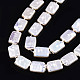Hilos de cuentas de perlas de imitación de plástico abs KY-N015-07-A05-3