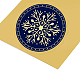 Adesivi autoadesivi in lamina d'oro in rilievo DIY-WH0219-018-4