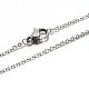 304 Stainless Steel Cable Chain Necklaces NJEW-E026-04-A-2