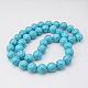 Chapelets de perles en turquoise synthétique TURQ-H038-4mm-XXS09-1
