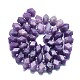 Natürliche lila Jade Perlen Stränge G-K245-G02-04-2