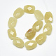 Topaz natural jade perlas hebras G-T122-01J-2