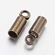 Brass Cord Ends KK-H731-AB-NF-2