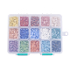15 colores cabuchones de porcelana hechos a mano chapados perlados PORC-JP0001-02-D-4