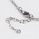 304 Stainless Steel Heart Pendant Necklaces NJEW-JN01875-3
