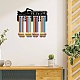 CREATCABIN Swimming Medal Holder Display Swimmer Medal Hangers Rack Sports Metal Hanging Awards Iron Small Mount Decor Awards for Men Women Wall Home Badge Race Medalist Gift Black 11.4 x 5 Inch ODIS-WH0055-102-6