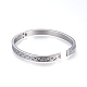 304 Stainless Steel Bangles BJEW-P254-08-4