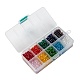 10 Colors Electroplate Glass Beads EGLA-JP0002-01B-4mm-3