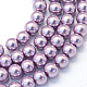 Backen gemalt pearlized Glasperlen runden Perle Stränge HY-Q003-10mm-44-1