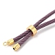 Nylon Twisted Cord Armband machen MAK-M025-136-2