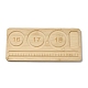 Tableros de diseño de pulsera de bambú rectangular AJEW-D057-01-1
