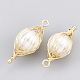 Colgantes de perlas de imitación de plástico abs KK-T035-76-2