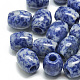 Natural Blue Spot Jasper Beads G-T093-10-1