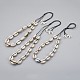Verstellbare Halsketten aus Kaurimuschel Perlen NJEW-JN02278-1