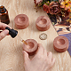 Flacher runder Aromatherapie-Diffusor aus Holz&nbsp;AJEW-WH0077-209-3
