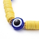 Evil Eye Stretch Bracelets BJEW-JB05075-02-2