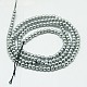 Non magnetici perle ematite sintetico fili G-K015-3mm-02-2