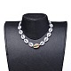 Verstellbare geflochtene Halsketten aus Nylonfaden NJEW-JN02705-M-6