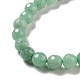 Natürlichen grünen Aventurin Perlen Stränge G-E571-40-4