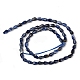 Natural Sodalite Beads Strands G-C080-B05-01-2