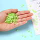 Perles acryliques vertes transparentes TACR-YW0001-08H-8
