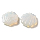 オパライトの貝殻彫刻の置物  自宅オフィスデスクトップ風水装飾  30~30.5x30x8~8.5mm G-K353-03L-2