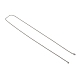 3.2mm 304 Stainless Steel Rolo Chain Necklace for Men Women NJEW-WH0012-02-2