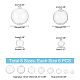 PandaHall 8 Size Glass Globe Charms FIND-PH0004-61-6