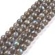 Aa grade pierre naturelle perles rondes de labradorite brins X-G-E251-33-6mm-3