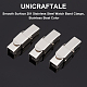 UNICRAFTALE 20Pcs 25x7x6mm Watch Band Clasps 201 Stainless Steel Watchband Deployment Clasp Buckle Rectangle Watch Band Clasp Buckle Replacement for Watch Band Strap STAS-UN0051-87-5
