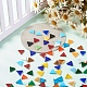 Dreieck Mosaikfliesen Glascabochons X-DIY-P045-09-3