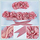 Ceintures de chaîne de taille en polyester et bandeaux avec imitation perle DIY-WH0308-150B-4