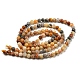Chapelets de perles en agate fou naturel X-G-A129-3mm-17-5