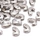 Letter Slider Beads for Watch Band Bracelet Making X-ALRI-O012-J-NR-2