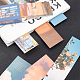 GORGECRAFT 1 BOX 30PCS Bookmarks Aesthetic Sunset Bookmarks Cool Bookmarks Sunset Vintage Style Clip in Bookmark Page Marker for Women Men Book Lovers Book Club Classroom Gift(Mixed Colors) AJEW-GF0004-39-4