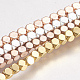 Chapelets de perles en hématite synthétique sans magnétiques G-K239-14-1