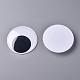 Cabochons yeux écarquillés noir et blanc DIY-WH0156-90A-2