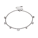 Bracelet de cheville à breloque en forme d'oeil et strass en cristal pour femme STAS-D454-06P-1