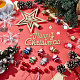 BENECREAT 7 Styles Merry Christmas Plastic Pendants Decoration Set HJEW-BC0001-45-3